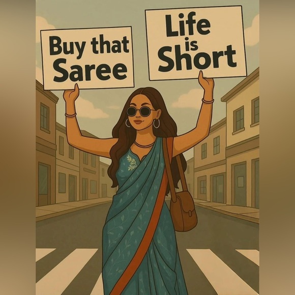 Look beautiful in the sarees from my closet. Bundle your likes for spl discount - Picture 2 of 6